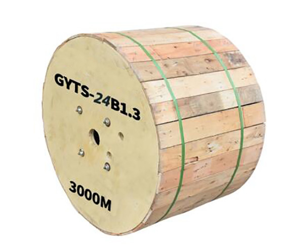 통신을 위한 단일모드 광 케이블 GYTS-24B1.3 야외 24 핵심 G652D