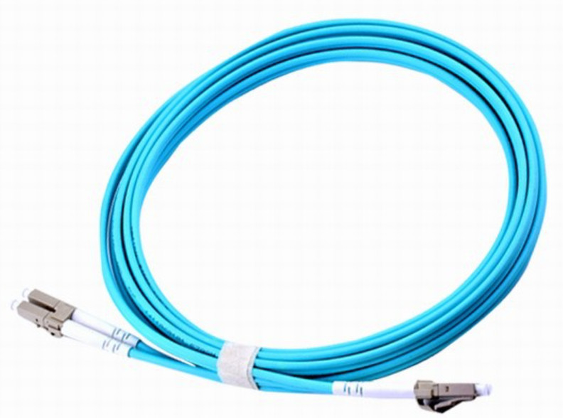 lc lc 패치는 OM3 / OM4 3Meter 10 기가비트 다중 모드 이중 통신 PVC LSZH를 끈으로 묶습니다