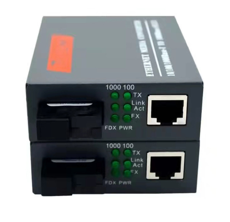 기가비트 광 파이버 트랜시버 20KM 1310nm 1550nm HTB-GS-03A/B 단일모드 단일 파이버