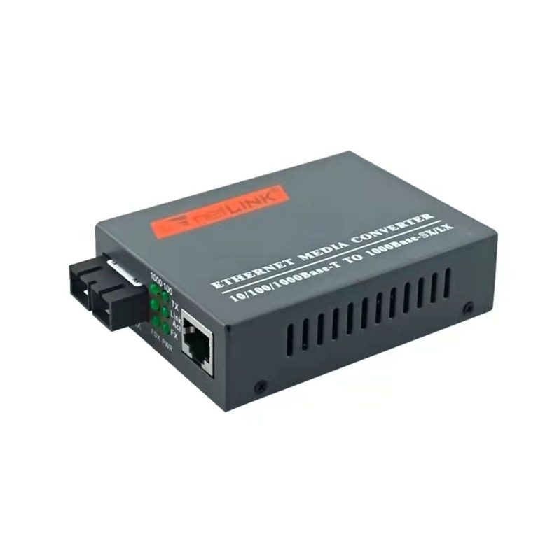 HTB-GS-03 광섬유 송수신기 10/100/1000M 20KM 1310nm 단일모드 두배 섬유