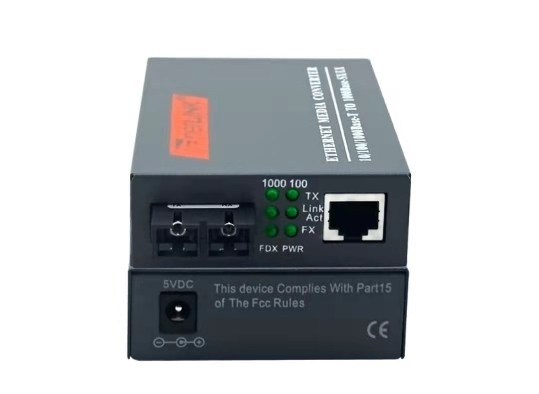 HTB-GS-03 광섬유 송수신기 10/100/1000M 20KM 1310nm 단일모드 두배 섬유