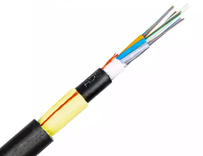 Adss 옥외 단일 모드 광학 섬유 케이블 G652D /G657A1/G657A2 PVC LSZH LSOH PE HDPE