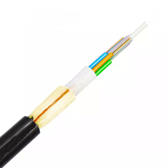 Adss 옥외 단일 모드 광학 섬유 케이블 G652D /G657A1/G657A2 PVC LSZH LSOH PE HDPE