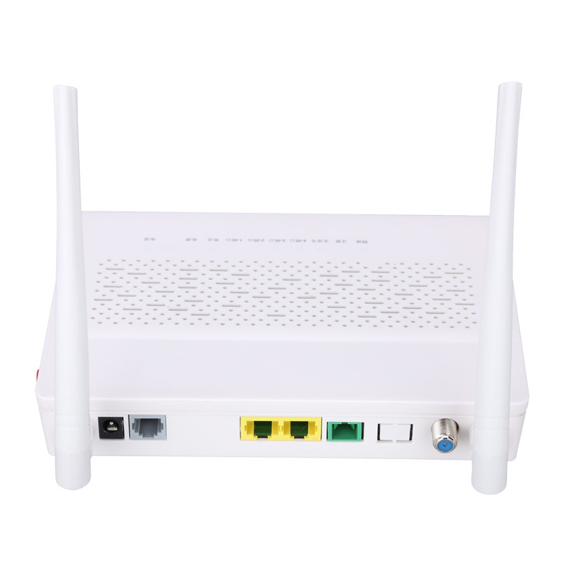 2.4GHz 다기능 XPON ONU 1FE 1GE 와이파이 포트 CATV 화이트 색 FTTH ONU ONT