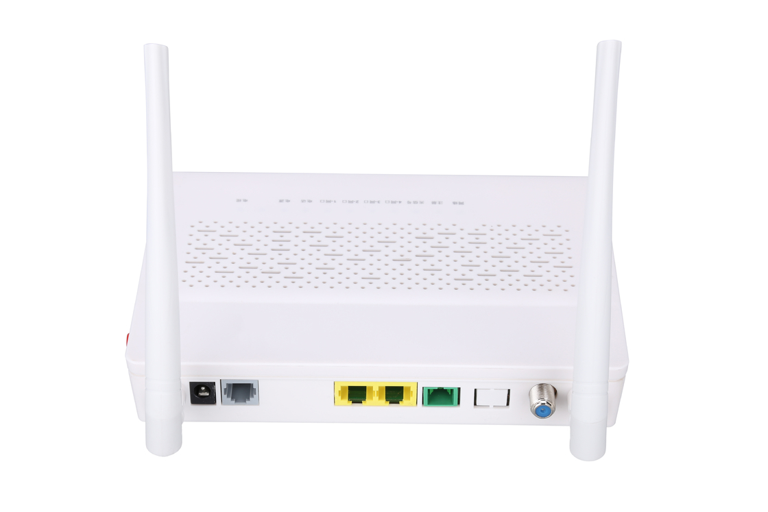 2.4GHz 다기능 XPON ONU 1FE 1GE 와이파이 포트 CATV 화이트 색 FTTH ONU ONT