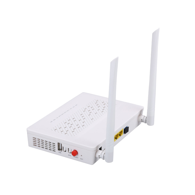 3FE 1GE 와이파이 포츠 GPON 에폰 ONU 2T2R 방식 5DBI는 2.4G 주파수를 획득합니다