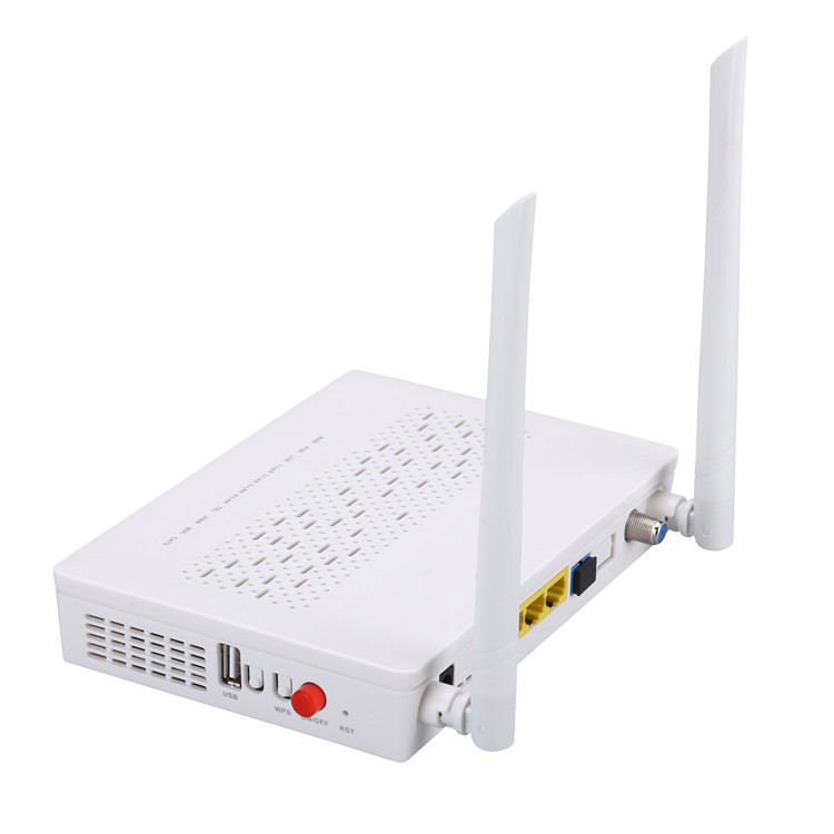 TX 1310nm RX 1490nm FTTH ONU ONT 3FE 1GE 와이파이 포츠 CATV 2T2R 방식 5DBI 게인 주파수 2.4G