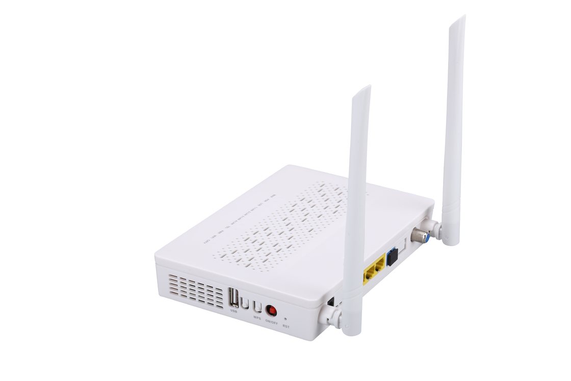 TX 1310nm RX 1490nm FTTH ONU ONT 3FE 1GE 와이파이 포츠 CATV 2T2R 방식 5DBI 게인 주파수 2.4G