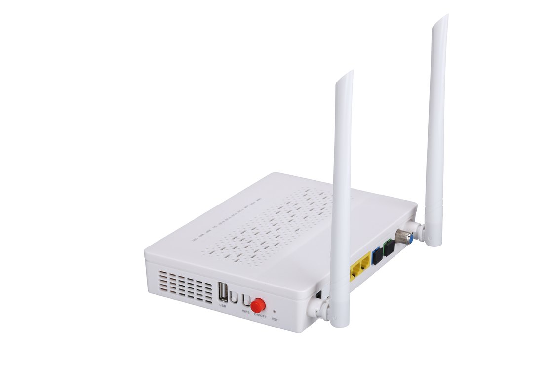 2T2R 모드 GPON 에폰 ONU 3FE 1GE 와이파이 포트 CATV 듀얼 섬유 FTTH ONU 모뎀