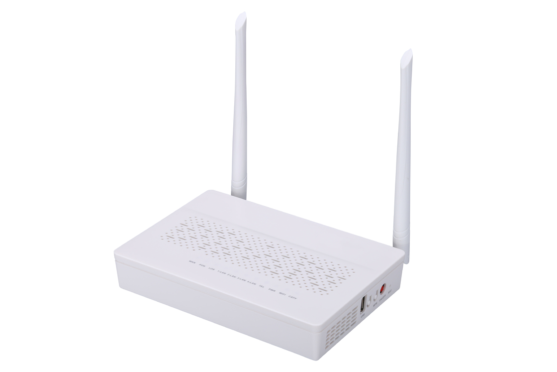 2T2R 모드 GPON 에폰 ONU 3FE 1GE 와이파이 포트 CATV 듀얼 섬유 FTTH ONU 모뎀