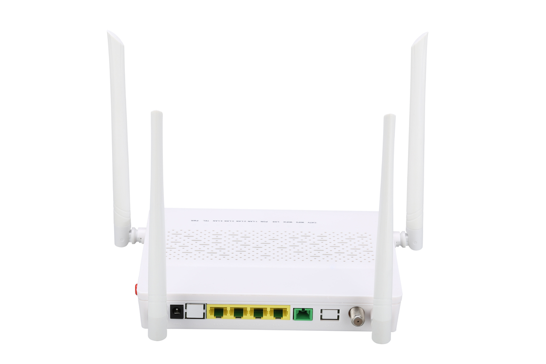 4GE 2.4G / 5G 와이파이 포츠 CATV GPON ONU 모뎀 SC 단일모드 단일 파이버