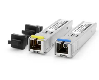 단일모드 광 섬유형 송수신기 SFP 1.25G 20 킬로미터 1310/1550nm SC 연결기 BIDI