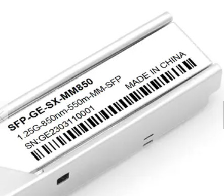 LC 연결기 SFP 송수신기 모듈 1.25G 550m 850nm 두 부분으로 된 광 섬유형 송수신기