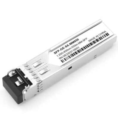 LC 연결기 SFP 송수신기 모듈 1.25G 550m 850nm 두 부분으로 된 광 섬유형 송수신기