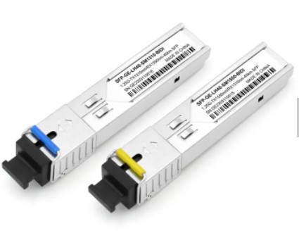SFP 광 섬유형 송수신기 - LC / SC 연결기는 850nm/1310nm/1550nm 단체 1310nm/1490nm/1550nm DDM OEM을 이중화합니다