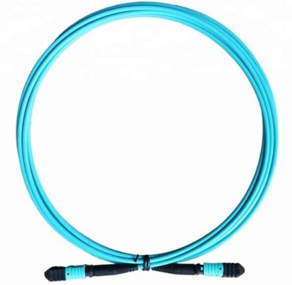 OM3 MPO 12 섬유 케이블, QSFP 모듈을 위한 SM 패치 코드