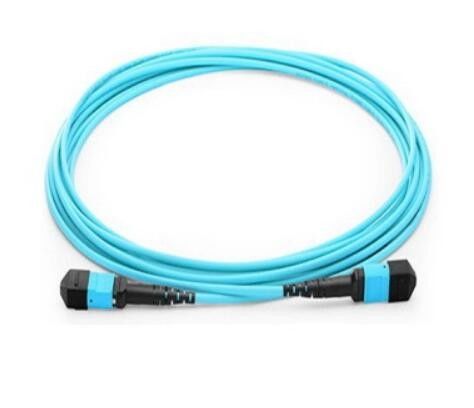 OM3 MPO 12 섬유 케이블, QSFP 모듈을 위한 SM 패치 코드
