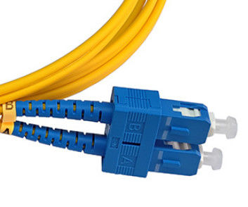 SC SC 3mm Fiber Optic Patch Cord  2 Core Communication Application