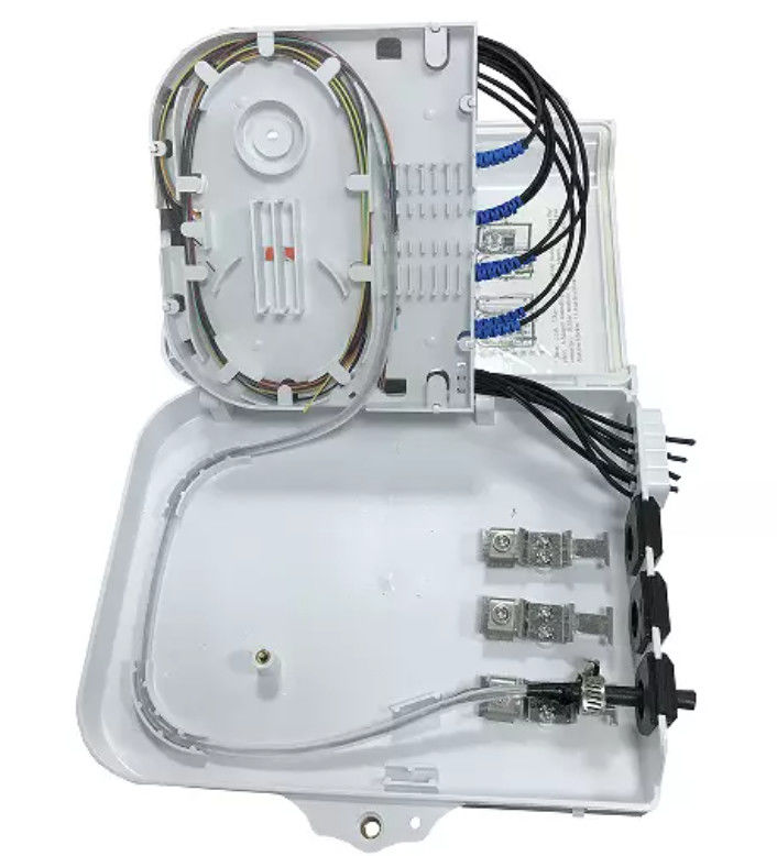 8 Cores Fiber Optic Distribution Box Anti Aging 1x8 PLC Splice Closure