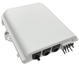 8 Cores Fiber Optic Distribution Box Anti Aging 1x8 PLC Splice Closure