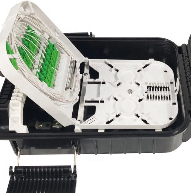 16 Core Fiber Optic Distribution Box PC ABS Material For FTTH FTTB FTTX