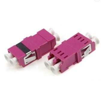 Duplex OM4 Fiber Optic Adapters , lc to lc fiber adapter Symmetry Type