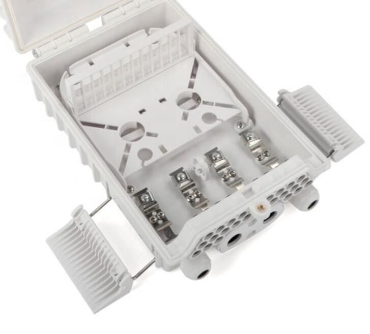Odf Fiber Optic Terminal Box 24 Core Outdoor Waterproof IP65 FTTH 4 Inlet Port / 24 Out Port