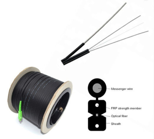 1/2 코어 G657A1 Ftth 드롭 케이블 IEC 표준 낮은 삽입 손실