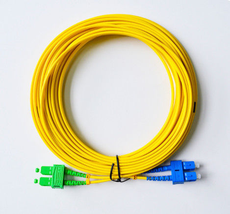 SM 두 부분으로 되 SC / UPC-SC / APC 3.0 밀리미터 광섬유 점퍼 10m SGS ISO